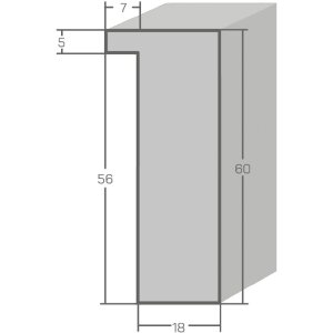 MendeFrames H980 dřevěný rám z masivního dřeva 55 mm