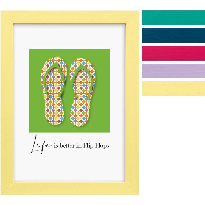 Goldbuch Lunaro – dřevěný fotorámeček s rovnoměrným profilem ve více barvách