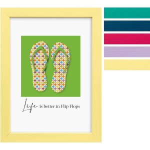 Goldbuch Lunaro – dřevěný fotorámeček s rovnoměrným profilem ve více barvách