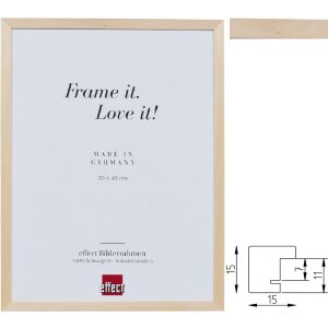 Effect Dřevěný rám profil 2490 přírodní z lipového dřeva 1,5 cm