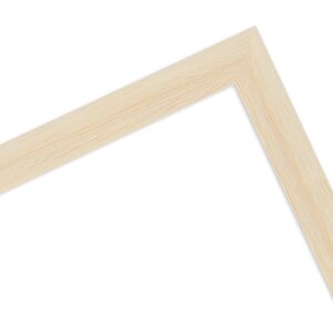 MendeFrames Dřevěný stěnový rám 50x100 cm přírodní s jasným sklem