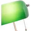 LumiLamp 5LL-5100 Stolní lampa Banker lamp 27x17x41 cm zelené kovové sklo