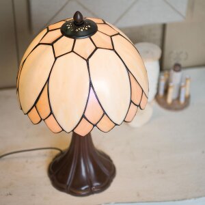 Tiffanyho stojací lampa světlo Ø 25 cm