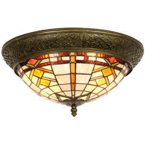 Stropní lampa Tiffany 5LL-5349 od Clayre Eef