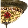 Skleněná stropní lampa 38 cm barevné sklo