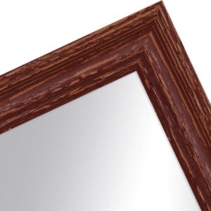 MendeFrames Zrcadlo na stěnu Shabby-Chic z masivního dřeva 3,9 cm profil