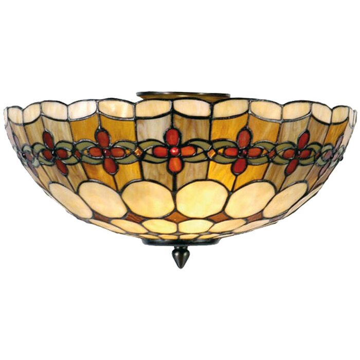 Stropní svítidlo Tiffany 40 cm vícebarevné
