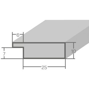 MendeFrames rám na obraz 15x15 cm šikovný styl křemenné sklo