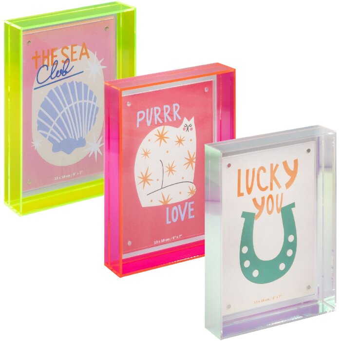 Walther Letní neonový akrylový portrétní rám 13x18 cm – 3 barvy