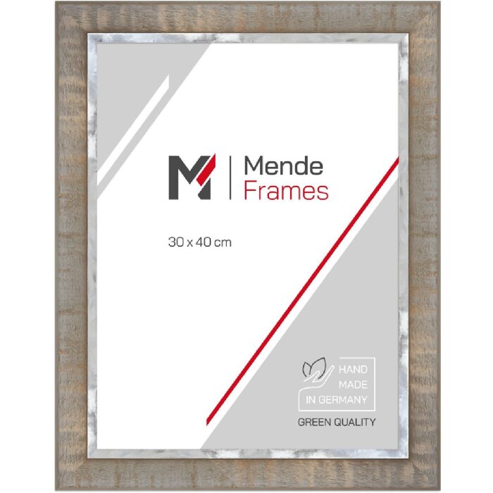 MendeFrames Dřevěný rám H670 industriální styl 21x29,7 cm taupe normální sklo