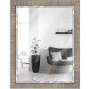 MendeFrames H670 Wandspiegel Industrial taupe grau Massivholz 20x20-70x100cm