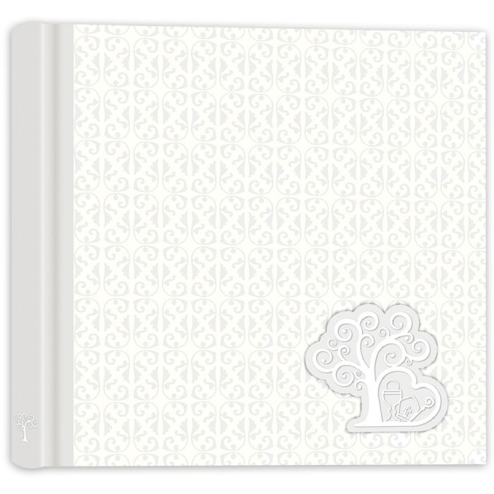 ZEP Kommunion Fotoalbum weiß 24x24 cm 24 Seiten buchgebunden