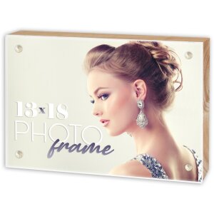 ZEP Akrylový portrétní rámeček Clark přírodní s magnetickým uzávěrem