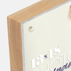 ZEP Akrylový portrétní rámeček Clark přírodní s magnetickým uzávěrem