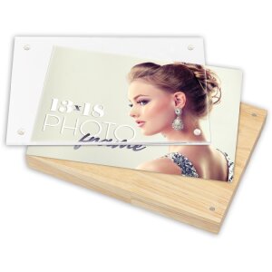 ZEP Akrylový portrétní rámeček Clark přírodní s magnetickým uzávěrem