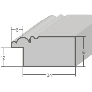 MendeFrames Nástěnné zrcadlo Shabby-Chic s dřevěným rámem, 4 barvy, 20x20-70x100 cm
