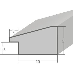 MendeFrames H640 Shabby-Chic dekorativní rámeček z masivního borovicového dřeva v 7 barvách