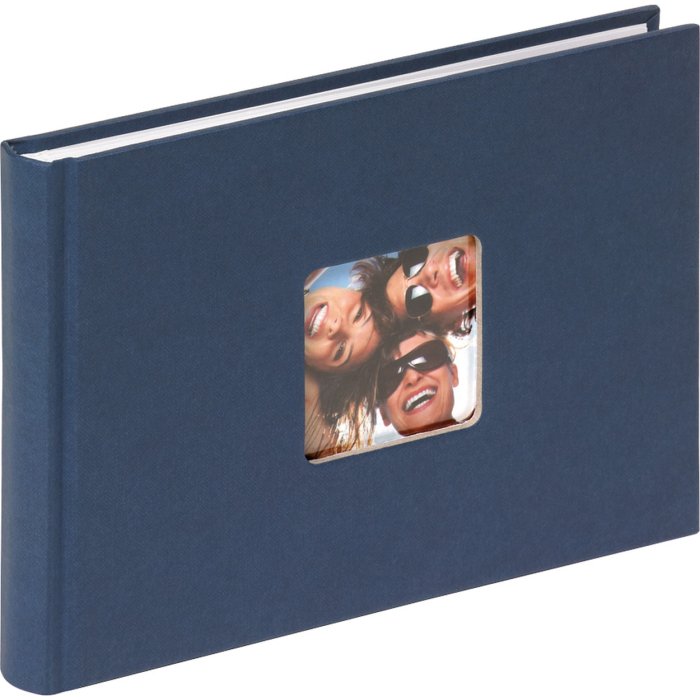 Walther malé designové album FUN modré 22x16 cm 40 bílých stran