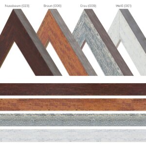 MendeFrames H610 Vintage rámeček z masivního dřeva – široký rám v 4 barvách a všech velikostech