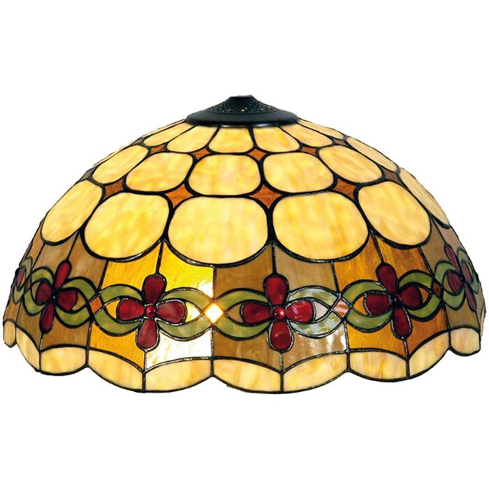 Stínidlo Tiffany z barevného skla Ø 40 cm