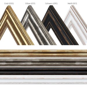 MendeFrames H550 Antik obrazový rám z masivního dřeva, barokní design, vybírá se barva a sklo