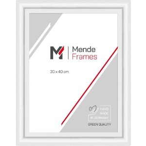 MendeFrames H540 Modern – elegantní dřevěný rámeček pro stěny, bílý nebo černý, 20x20–70x100 cm