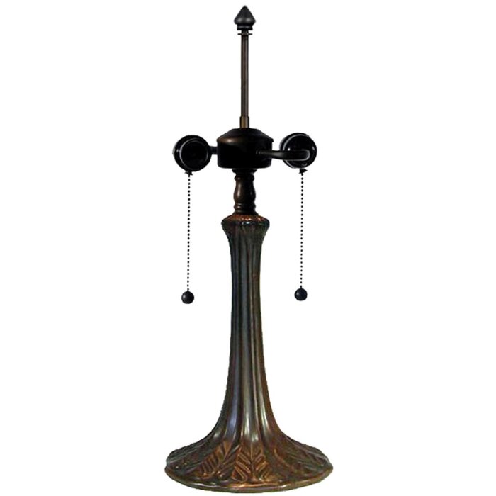 Podstavec lampy tmavý 52 x Ø 17 cm