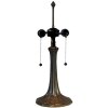 Podstavec lampy tmavý 52 x Ø 17 cm