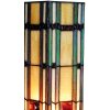 Barevná Tiffanyho stojací lampa ze skla 12,5x35 cm