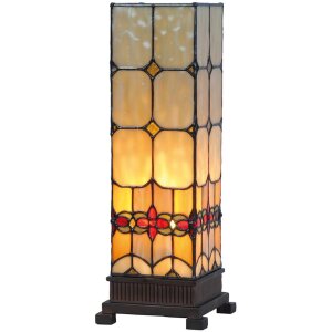 LumiLamp 5LL-9228 Stolní lampa Tiffany 12x12x35 cm...