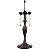 LumiLamp 5LL-9319 Podstavec stolní lampy Tiffany Ø 17x55 cm hnědý kov