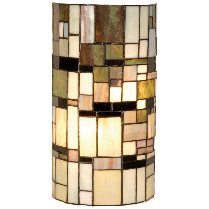 Nástěnné svítidlo Tiffany cylindr Ø 18 cm