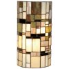 Nástěnné svítidlo Tiffany cylindr Ø 18 cm