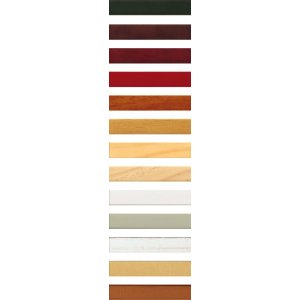 Dřevěný rám Walther PEPPERS 20x30 cm zlatý blokový profil čiré sklo zadní panel MDF