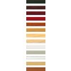 Dřevěný rám Walther PEPPERS 20x30 cm zlatý blokový profil čiré sklo zadní panel MDF