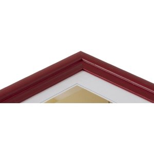 Henzo Artos dřevěný obrazový rám 10x15 cm červený Vysoce kvalitní dřevěný rám z čirého skla