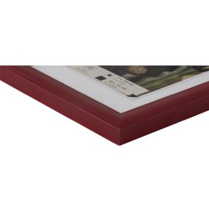 Henzo Artos dřevěný obrazový rám 10x15 cm červený Vysoce kvalitní dřevěný rám z čirého skla