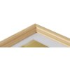 Dřevěný rám Henzo Artos 10x15 cm přírodní dřevěný obrazový rám se zakřivenou lištou