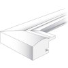 Dřevěný rám Henzo Artos 10x15 cm přírodní dřevěný obrazový rám se zakřivenou lištou