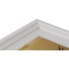 Dřevěný obrazový rám Henzo Artos White 13x18 cm se zakřivenou lištou z čirého skla