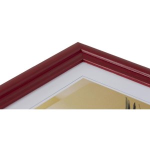 Dřevěný obrazový rám Henzo Artos 13x18 cm červený se stojanem Portrétní a horizontální formát