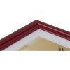 Dřevěný obrazový rám Henzo Artos 13x18 cm červený se stojanem Portrétní a horizontální formát