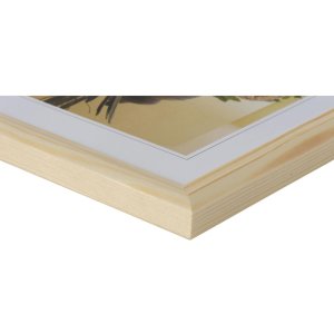 Dřevěný rám Henzo Artos 13x18 cm přírodní elegantní obrazový rám s čirým sklem