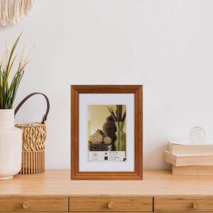 Rám Artos 15x20 dřevo - tmavě hnědý