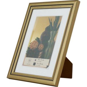 Henzo Artos Dřevěný rám 15x20 cm Zlaté čiré sklo Uzavírání Flexipoint