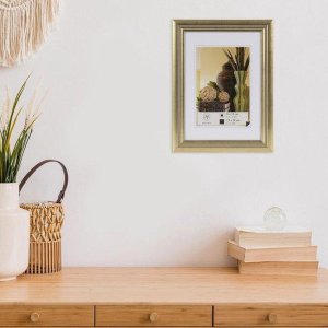 Henzo Artos Dřevěný rám 15x20 cm Zlaté čiré sklo Uzavírání Flexipoint