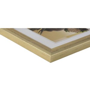 Henzo Artos Dřevěný rám 15x20 cm Zlaté čiré sklo Uzavírání Flexipoint