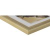 Henzo Artos Dřevěný rám 15x20 cm Zlaté čiré sklo Uzavírání Flexipoint