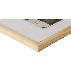 Henzo dřevěný rám Artos 20x30 cm přírodní čiré sklo Flexipoint vysoký horizontální