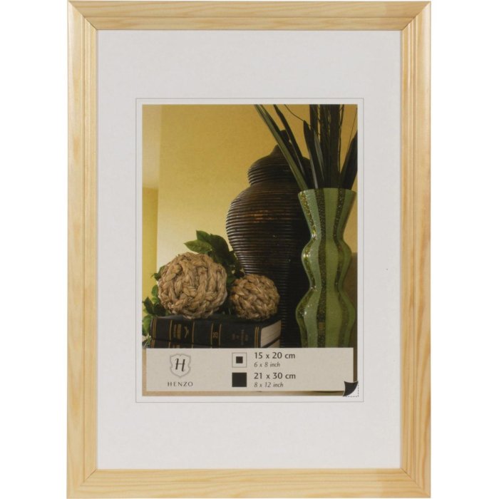 Dřevěný rám Henzo 21x30 cm přírodní Rám na dokumenty DIN A4